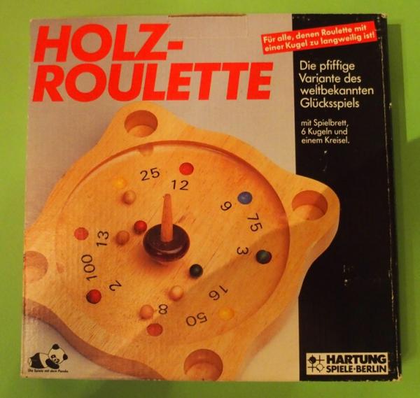 Spiel - Holz-Roulette